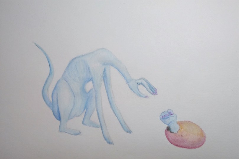 Greyhand watercolour